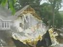 House rips apart from flood House rips apart from flood