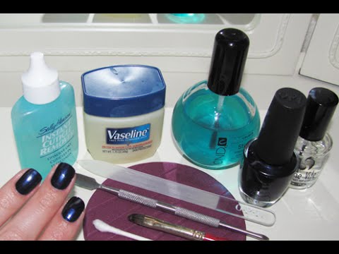 manicure - Fast forward to 1 min to skip the intro! I've been meaning to make this video for a while. Check out how to clean up your cuticles if you haven't already! ht...