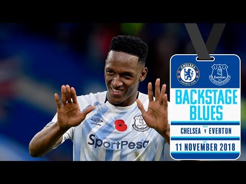 Video: FAN GETS YERRY MINA'S SHIRT | BACKSTAGE BLUES: CHELSEA V EVERTON