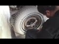 custom white wall tires being made at Crown Service in Vegas