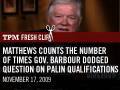 Matthews Counts the Number of Times Gov.mov