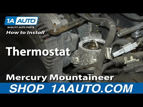 How To Install Replace Thermostat 4.6L V8 Ford Explorer Mercury Mountaineer