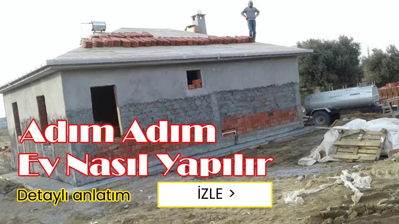 Adım adım betonarme müstakil ev inşaat işimiz - DEKORDELİSİ MİMARLIK