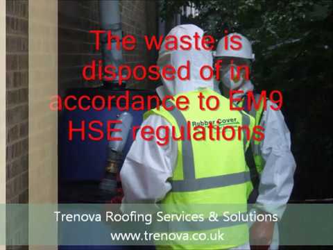how to repair asbestos roof