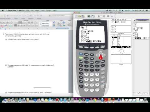 how to use finance app on ti-84 plus