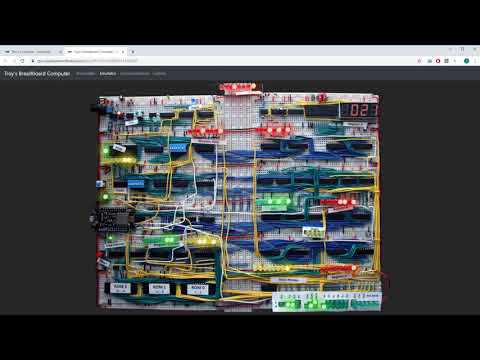 Troy's breadboard computer - Emulator