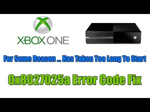xbox one s 0x8027025a