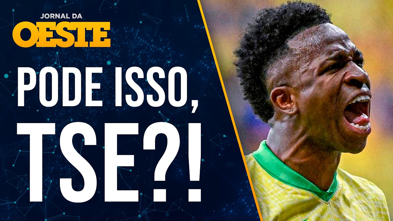 TSE usa imagem de Vini Jr. para promover urnas eletrônicas 'Seguro, rápido e eficiente'