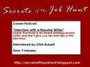 Interview with a Resume Writer