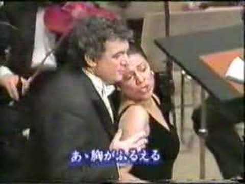 Placido Domingo and Kathleen Battle ...