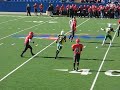 Weibe goes up high to knock down pass