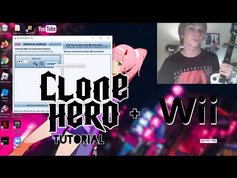 video-linktoworks-How To Connect Your Wii Guitar Hero Guitar To Your...
