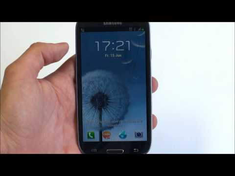 Samsung Galaxy S3 in blau Hands-On