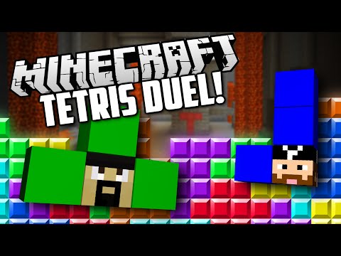 DEATH BY TETRIS! Minecraft: Tetris Duel!