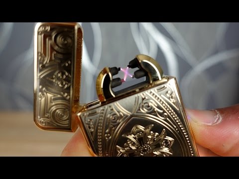 Goldenes USB Feuerzeug im Test