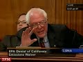 Sanders Tries to Get Straight Answer from EPA Admin Sanders Tries to Get Straight Answer from EPA Admin