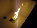 What happens when water meets candle