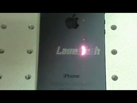 Гравировка логотипа на iPhone