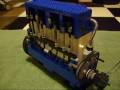 Large LEGO In-Line 4 cylinder diesel engine Version 1