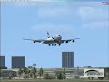 FSX Boeing 747-400 landing in Tel Aviv FSX Boeing 747-400 landing in Tel Aviv