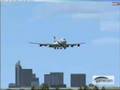 FSX Boeing 747-400 landing in Tel Aviv