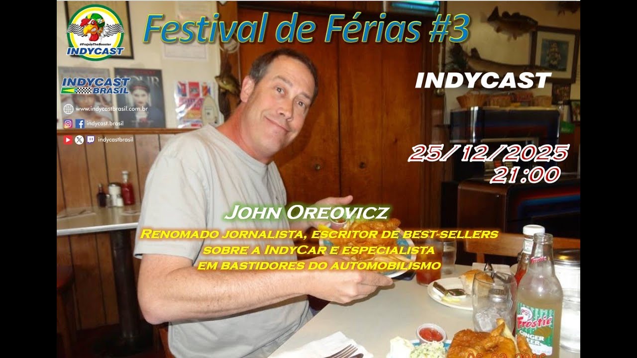 IndyCast Brasil #FestivaldeFerias #Reprises #Entrevistas - John Oreovicz