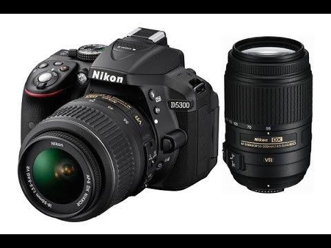 Nikon D5300 18-55 Lens Unboxing with 55-300 Lens