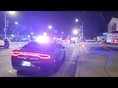 Checkpoint In East Los Angeles On Atlantic And 6th St