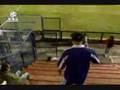 Falcon Kick Down Bleachers
