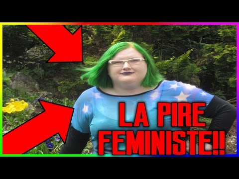 CETTE FEMINISTE FOLLE INSULTE UN HOMME POUR RIEN !! PIRE FÉMINISTE ! - ApeX Vno0oM