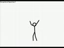 stick figures on matrix