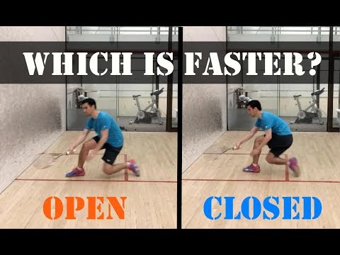 Squash - Open or Closed Movement, Which Is Faster?