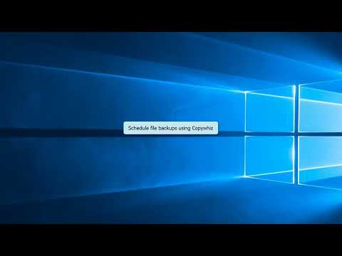 Schedule file copying for automatic backup using Copywhiz in Windows