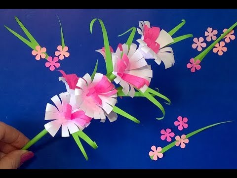 Цветы своими руками в 1 классе 542