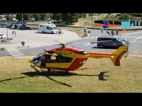 Start záchranářského vrtulníku