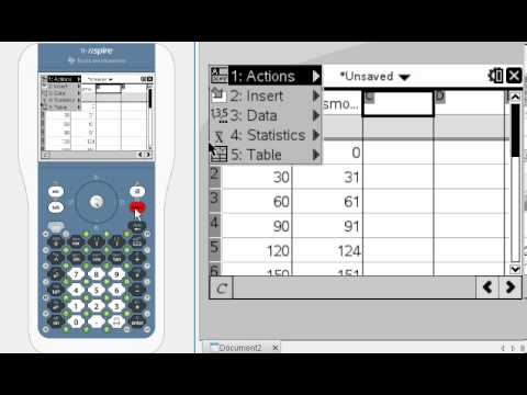 how to find line of best fit on ti-nspire