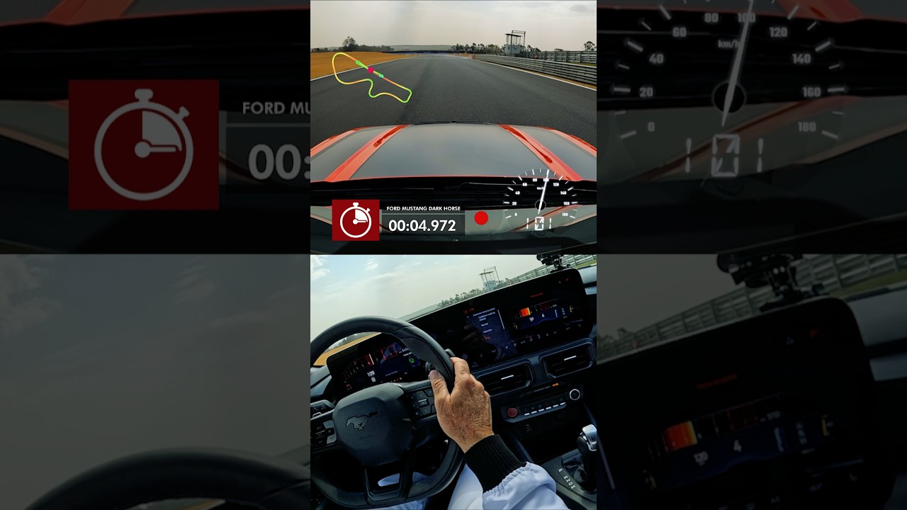 RUBINHO SENTA A BOTA NO FORD MUSTANG DARK HORSE DE 507 CV! 😱🐎🚘