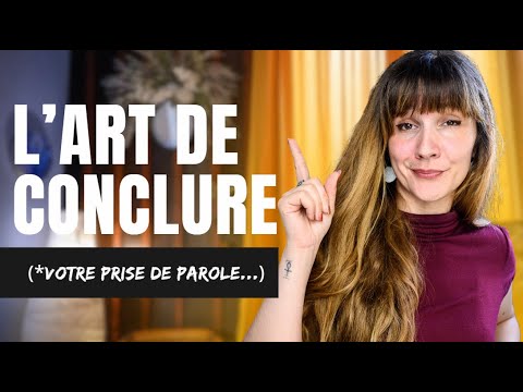 Comment finir un discours sans dire juste merci ?