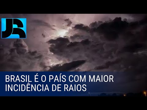 Brasil é o país com maior incidência de raios no mundo