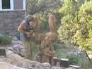 pelican chainsaw sculpture