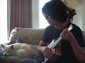 what grown man sings to his dog?   this one, that's who!!!

made this video with my papa's boxes ukulele kit that i personalized with a paw print soundhole.  because we all love dogs that much right?

looks like i slowly bore my dog into sleep with this performance.  he's quite the unsubtle critic...

positive and negative comments welcome!

check out www.ukuleleunderground.com and keep on rockin' in the free world!