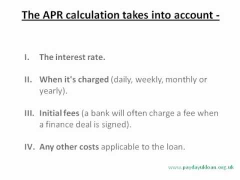 how to calculate apr