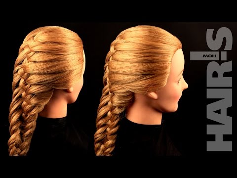 How to do an original French fishtail braid hairstyle