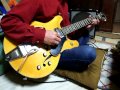 1972Vintage Yamaha SA50Bを弾いて見た  　　 blues guitar  国産フルアコでブルース