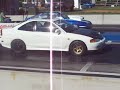 mitsubishi mirage 25psi 1/4 mile, missed 3rd gear