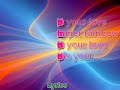 Love Stoned (Lyrics)
