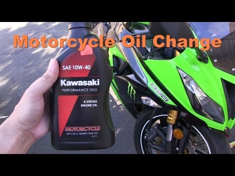 how to drain oil from a motorcycle