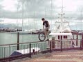 Auckland Hafen Einrad