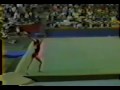 Svetlana Boginskaya competing a double twisting double tuck (silivas) on floor!