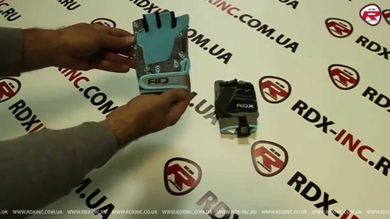 Перчатки для фитнеса женские RDX blue